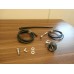 Triumph Bonneville T120 T140 TSX TSS BSA A65 Oil Gauge Kit Simple (Black Panel Instrument)
